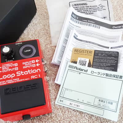 NEW Boss RC-1 Loop Station 2014 - Present - Red image 3