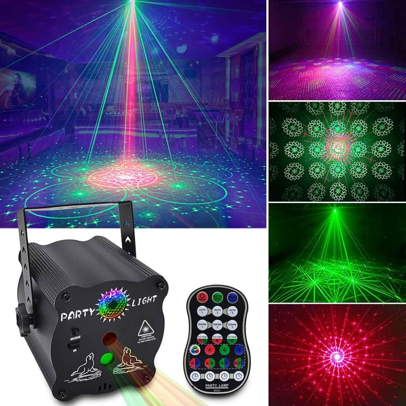 Party Lights DJ Disco Lights, Sound Activated with Remote Control for Dance Party Karaoke Living Room Pub image 1