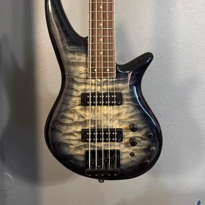Jackson X Series Spectra Bass SBXQ V 2021 - Present - Transparent Black Burst image 1