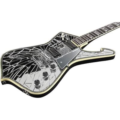 Ibanez Paul Stanley Signature Series PS1CM Electric Guitar, Bound Ebony Fretboard, Chrome image 12
