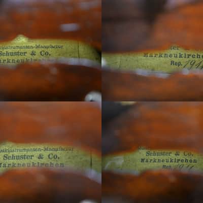 TOP Quality Old/Vintage 4/4 Master German Made Violin / Fiddle Schuster 1911&Hard Case~Youtube Video imagen 8