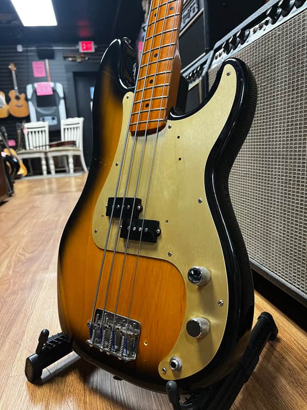 Fender American Vintage '57 Precision Bass 1990 - 1999 - 2-Color Sunburst image 1