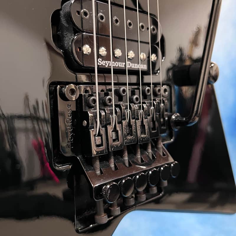 EDWARDS E-AS-105SM／AnchangStar／FloydRose Edwards ESP E-AS-105SM 2000s Black Crying Star Anchang Made in