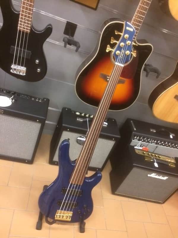 Yamaha trb-5 fretless made in japan eccellenti condizioni image 1