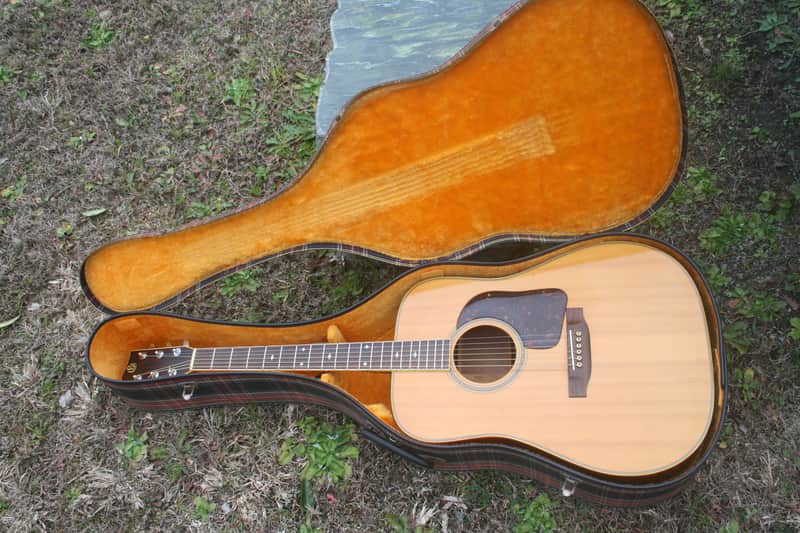 1975 Takamine Elite Doc Watson TW-30G Natural+retro case image 1