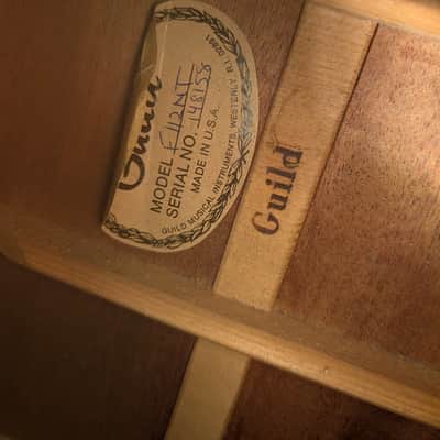1976 Guild F-112NT Westerly 12-String Acoustic - As-Is Structural Project w/ Vintage Hard Case image 3