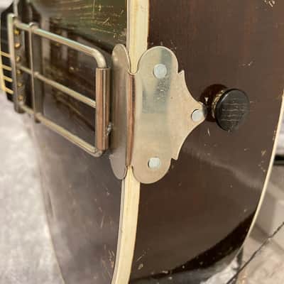 Juwel Vintage Archtop Guitar From 1950 Walnut Brown image 7