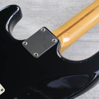 1986 Squier (by Fender Japan) SST-30 Vintage Stratocaster (Black) image 11