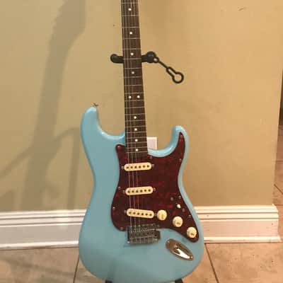 Fender Partscaster Strat Sonic Blue w Red Tortoiseshell image 2