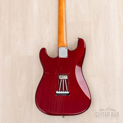 1987 Fender American Vintage '62 Stratocaster Candy Apple Red, 100% Original w/ Case, Corona image 3