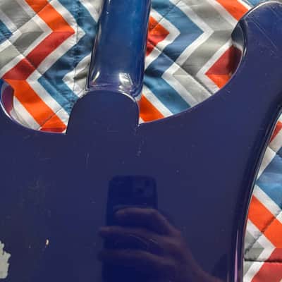 Rickenbacker 4003 1990 - Midnight Blue Bass Guitar w/ HSC - Excellent player. image 11