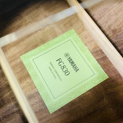 YAMAHA FG-830 Acoustic Guitar Top veneer image 6