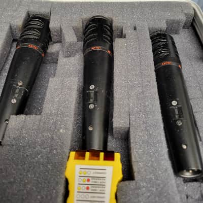 SKB BRIEFCASE,  WHIRLWIND SPLITTER/DIRECT BOX,  WHIRLWIND -2- IMP2 DI's, PROCO -1- DB1 DI,  AUDIO TECHNICA ATM29HE, AUDIO TECHNICA -3-AP701, GAFF TAPE, CIRCUIT TESTER Late 1990's image 7