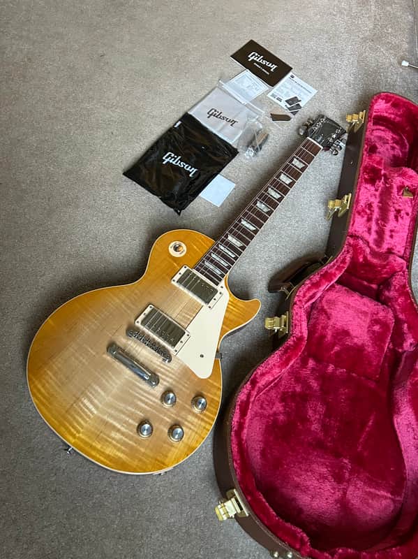 Gibson Les Paul Standard '60s Wildwood Custom Shop Top 2023 - Lemon Burst with OHSC - Image 4