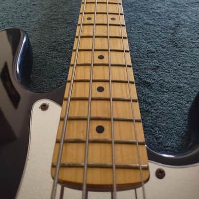 Vista Bass Guitar Vintage 80's - Black/Mirrored MIJ Rare image 5