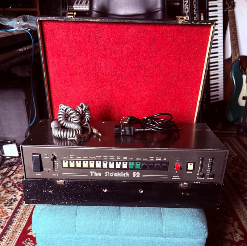 ELKA The Sidekick 32 - Rare Analog Drum machine with Case & Accessories 1979 (SERVICED) image 1