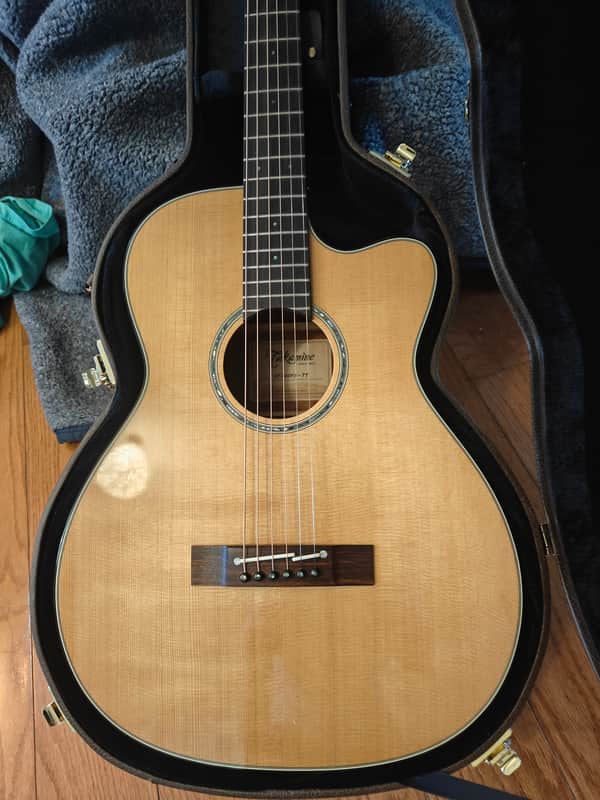 Takamine EF740FS-TT Thermal Top Acoustic Electric Guitar With HardcaseTop Series OM Cutaway Acoustic/Electric Guitar 2010s - Natural Gloss