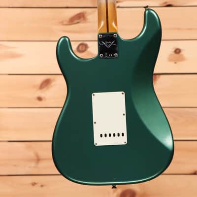 Fender Custom Shop 1956 Stratocaster Relic - Aged Sherwood Green Metallic-CZ577350 image 7