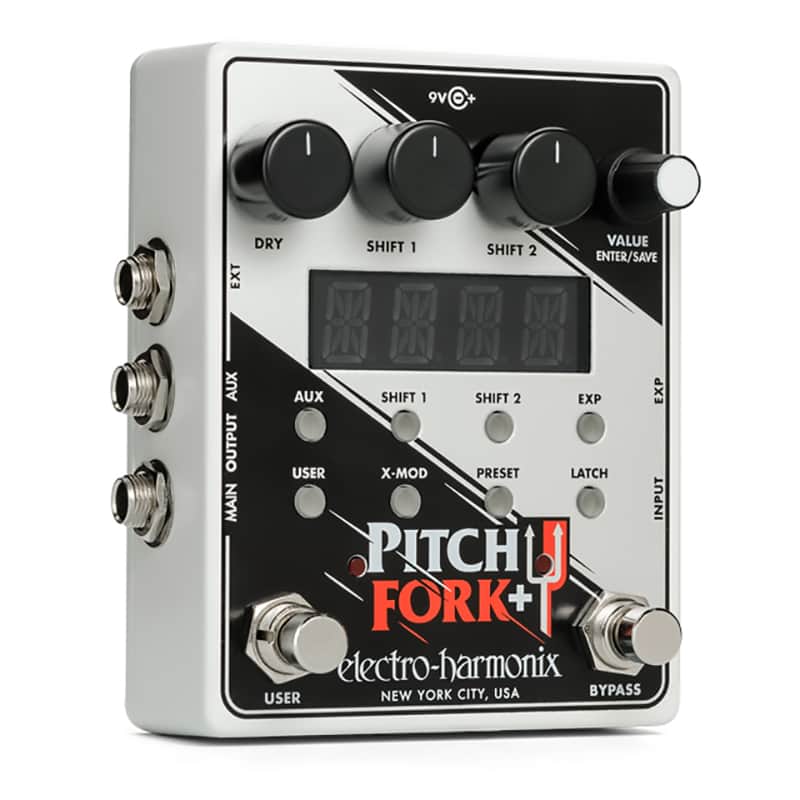 Mint EHX Electro Harmonix Pitch Fork + Plus Dual Pitch Shifter Guitar Effects Pedal image 1