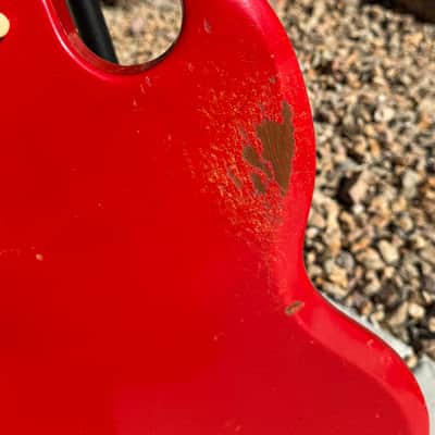 Jeff Beck signed Gibson Melody Maker D fire engine red - Groovy! ✌️ image 10
