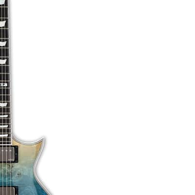 ESP E-II Eclipse - Ebony Fingerboard, Blue Fade Natural image 4