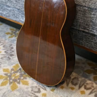 Early 1900's French Parlor Guitar - Mirecourt René Gérome Salon, Gypsy Parlor - Romantic Nylon String image 8