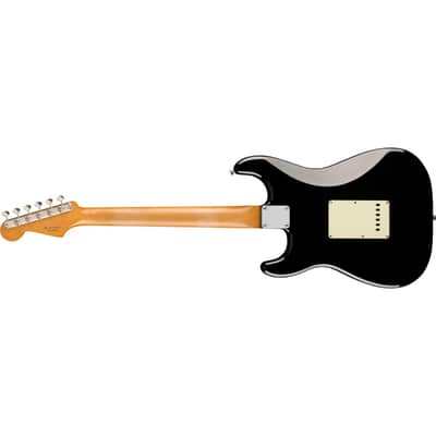 Fender Vintera II Road Worn 60s Stratocaster Guitar w/ Hardshell Case - Black image 5