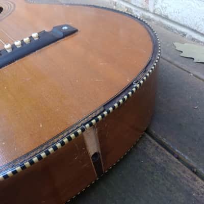 Vintage 1920's Herwin Acoustic Parlor Guitar Project! Record Label, Charlie Patton! image 11