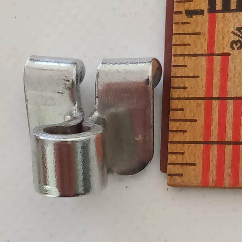 Gretsch/Rogers Chrome 1+T-Rod Clip Dual-Claw Rim Floor/Tom/Snare Drum Classmate image 1
