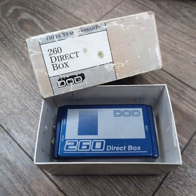 DOD 260 Passive Direct Box (Blue circa 1990's) w/Original Box image 6