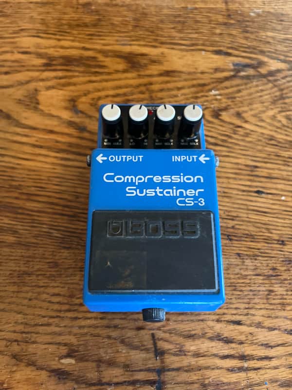 Boss CS-3 Compression Sustainer (Black Label) 1992 - 1997 - Blue image 1