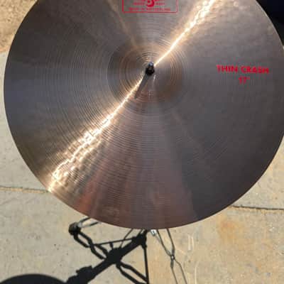 PAiSTe 16", 17", 18",19" 2oo2 Crash Thin Cymbals Hologram Logos image 3