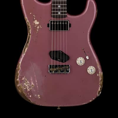 Fender Custom Shop 1966 Stratocaster SH Heavy Relic - Aged Burgundy Mist Metallic #88392 image 1