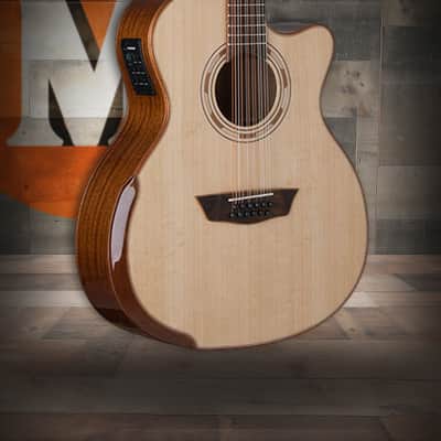 Washburn Comfort Deluxe G15SCE-12 Grand Auditorium 12-String Acoustic-Electric - Natural (WCG15SCE12-O-U) image 1