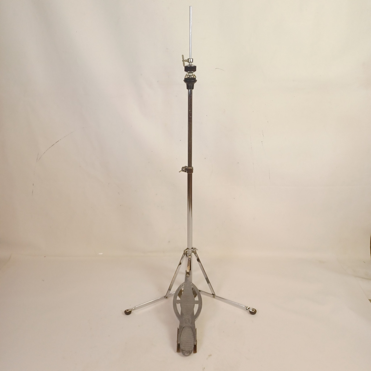 WFL Ludwig #1121 Flat-Base Hi-Hat Cymbal Stand"Micro-Clutch"Flush Speed King USA — main photograph