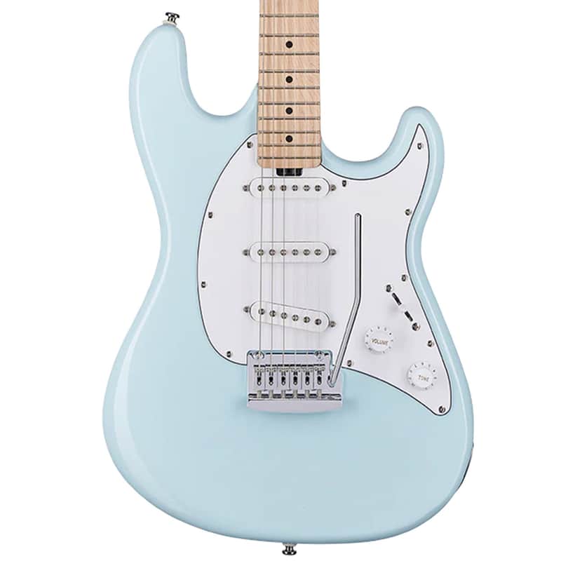 Sterling by Music Man Cutlass Sss - Daphne Blue - Daphne blue image 1