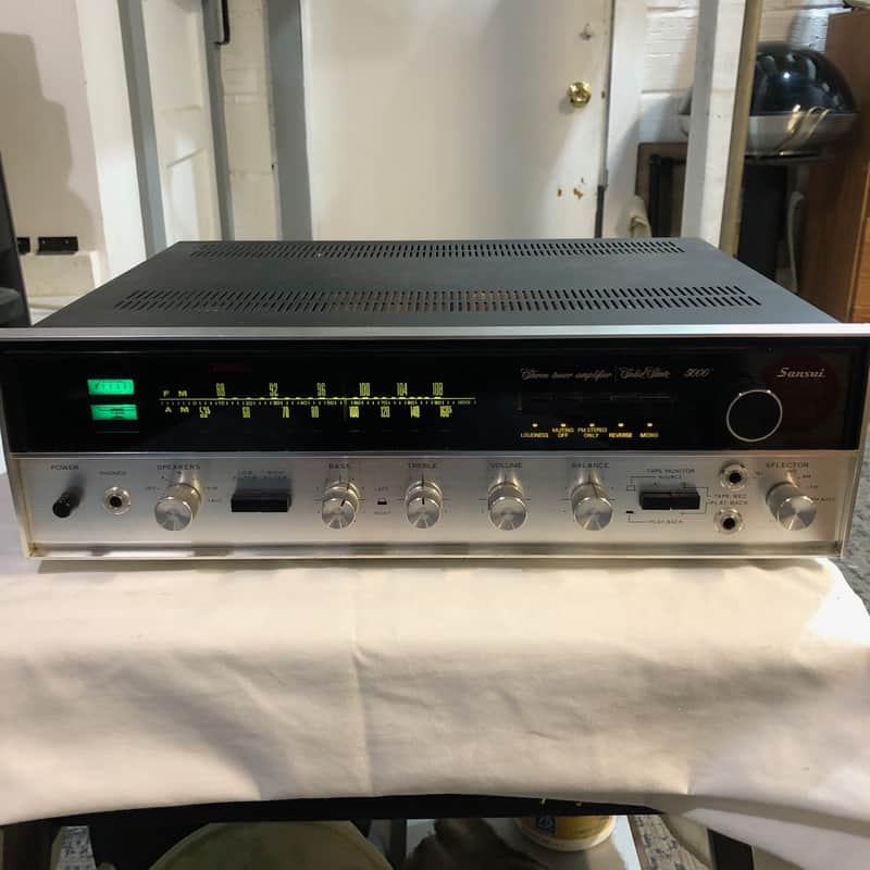 Sansui 5000 1970s - SILVER/BLACK image 1