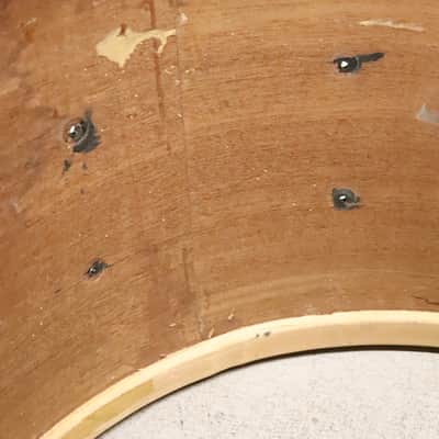 Ludwig 14x22 Bass Drum Shell and Hoops Vintage 1960's image 12