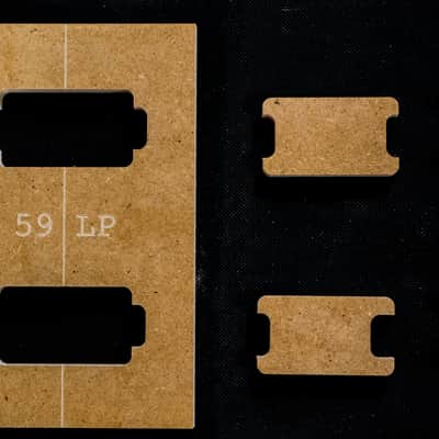 Guitar Templates ~ 59 LP Vintage ~ Poly Coated 1/2" MDF ~ CNC Router Set w/ Neck image 8