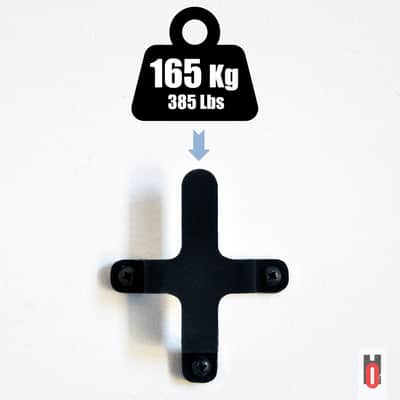 Patented invisible guitar wall hanger compatible FenderÂ® with rectangular plate - 3 kits image 7