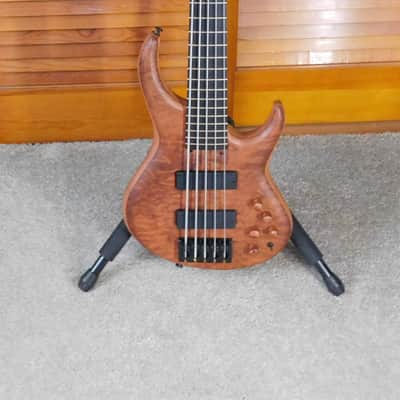2021 MTD USA Custom Shop 535-24 5 String Electric Bass Flamed Redwood Brand New Authorized Dealer ! image 4