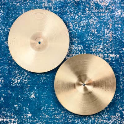 ULTRA CLEAN 14” Zildjian A NEW BEAT Hihats 920g 1379g EARLY MODEL! image 12