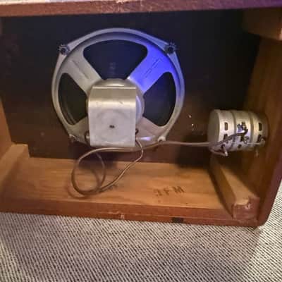 Vintage 1959 RCA Victor Desktop Guitar Cab with Original RCA Speaker image 7