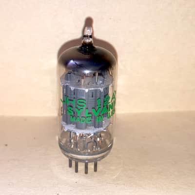 1962 Sylvania 12AX7 12AX7WA ECC83 Long Gray Plate JAN Mil-Spec Tube, NOS/NIB, Tested image 2