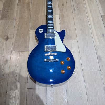 Epiphone Les Paul Standard Pro Trans Blue Burst (2017) with Coil-Splitting image 9