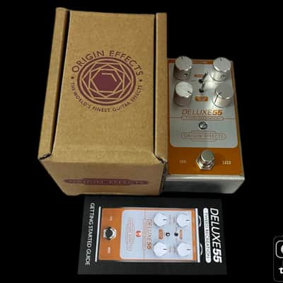 Origin Effects Deluxe55 Tweed Recreation 2024 - Present - Orange / Silver - X18767 image 1