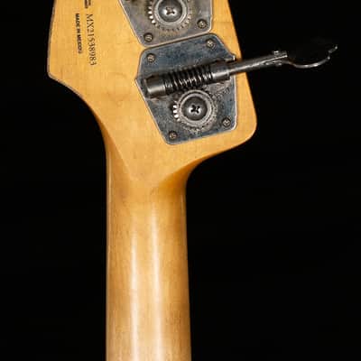 Fender Flea Jazz Bass, Rosewood Fingerboard, Road Worn Shell Pink Bass Guitar (983) image 6