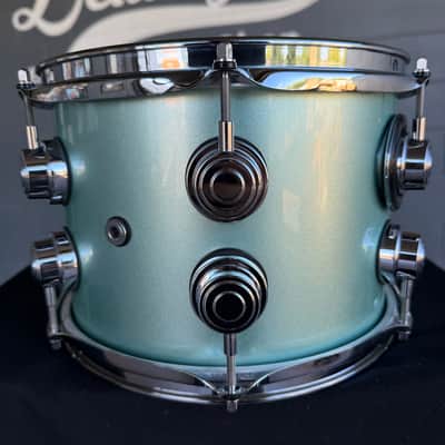 DW Collector's Series 333 Pure Maple 7x10" Rack Tom in Seafoam Green Pearl Lacquer Custom w/ Chrome Hardware (Rm4) image 5