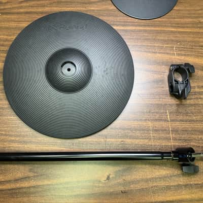 Roland V-Drums CY-14R-T Thin 3 Zone Ride V-Cymbal Trigger Pad W/Mount - I9S3240 image 1