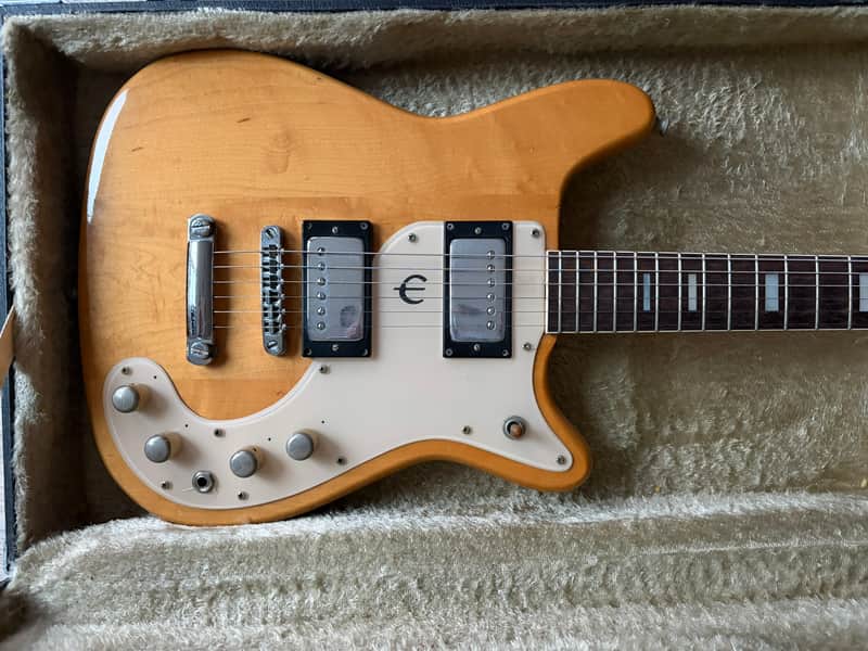 1970s Epiphone Wilshire Natural Matsumoku Japan Vintage Hard Case image 1